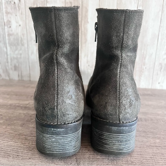 Naot Charcoal Suede Ankle Boots - Picture 7 of 8